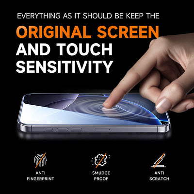 MAGIC JOHN iPhone Displayschutzfolie – Staubfrei ohne Blasen